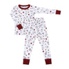 Elephant Football Classics Long Pajamas - Magnolia BabyLong Pajamas