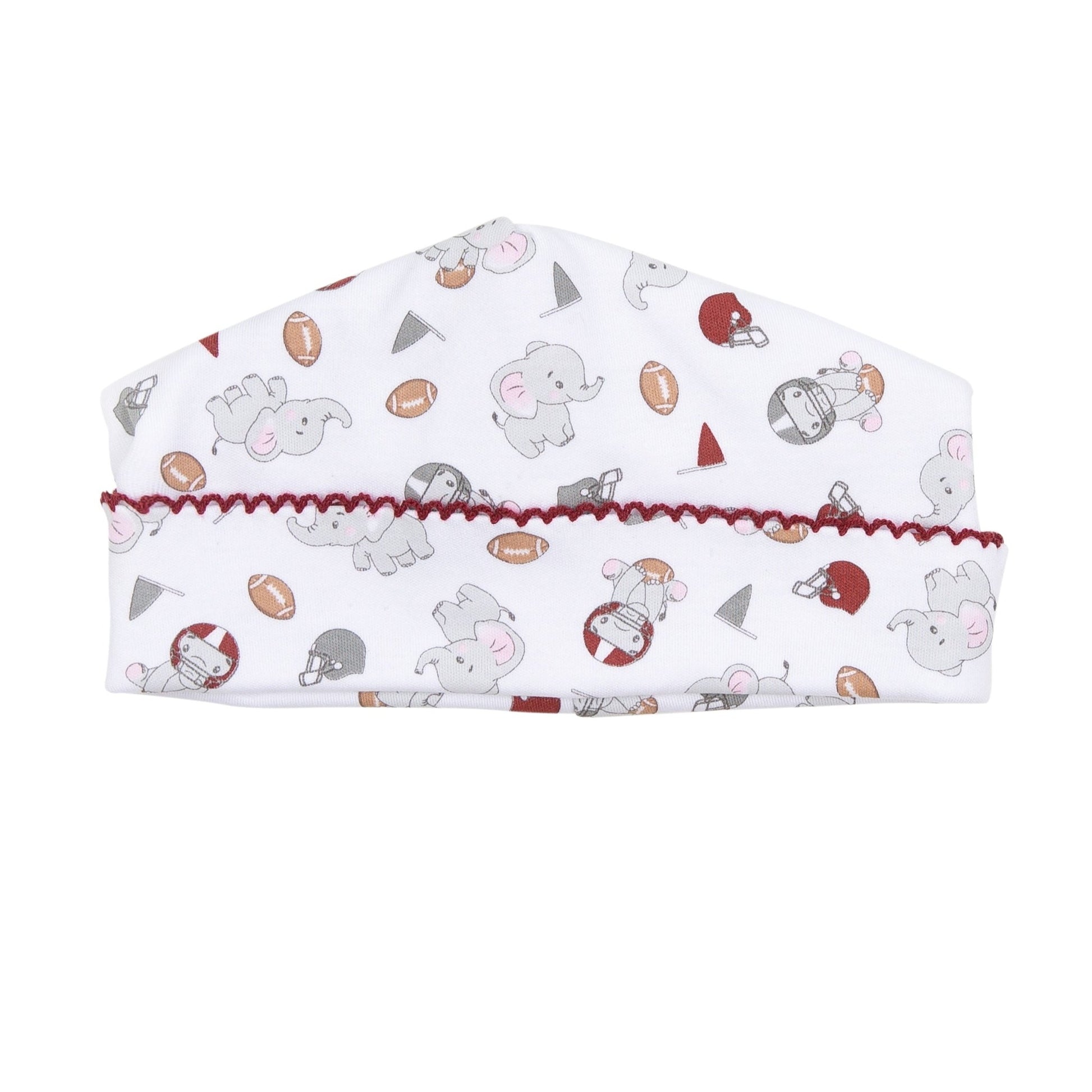 Elephant Football Classics Print Hat - Magnolia BabyHat