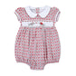 Elephant Football Classics Smocked Girl Bubble - Magnolia BabyBubble