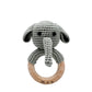 Elephant Hand Crochet Rattle: Grey - Magnolia Baby