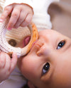 Elephant Hand Crochet Rattle: Grey - Magnolia Baby