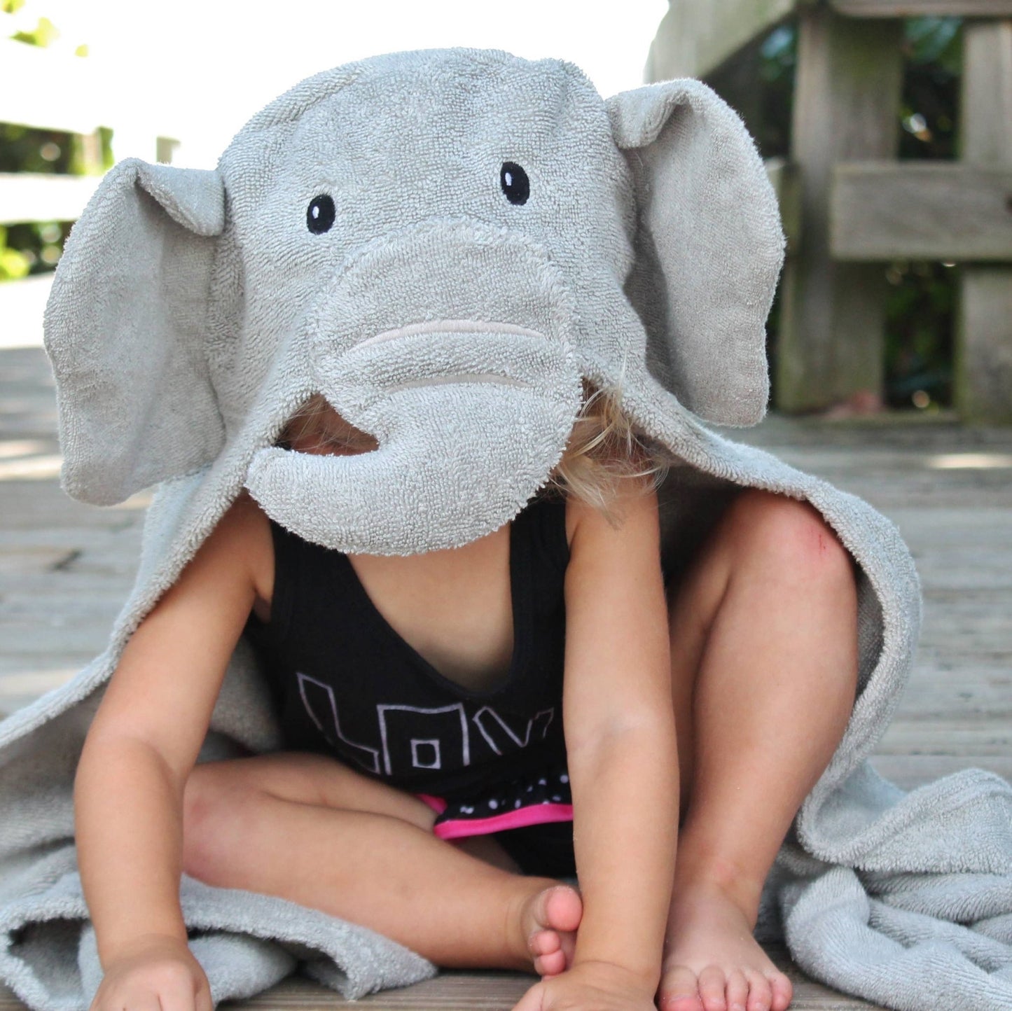 Elephant Hooded Towel - Magnolia BabyHooded Towel