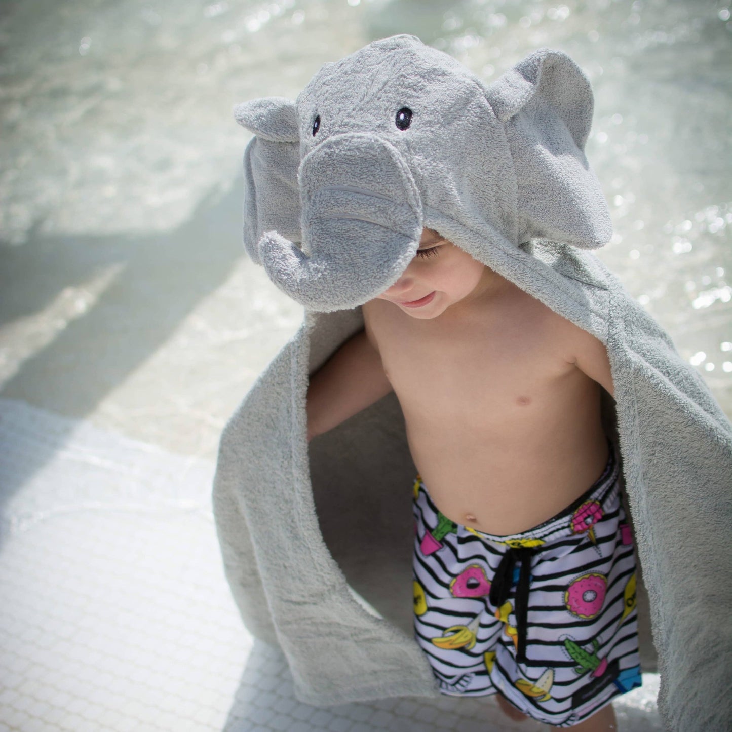 Elephant Hooded Towel - Magnolia BabyHooded Towel
