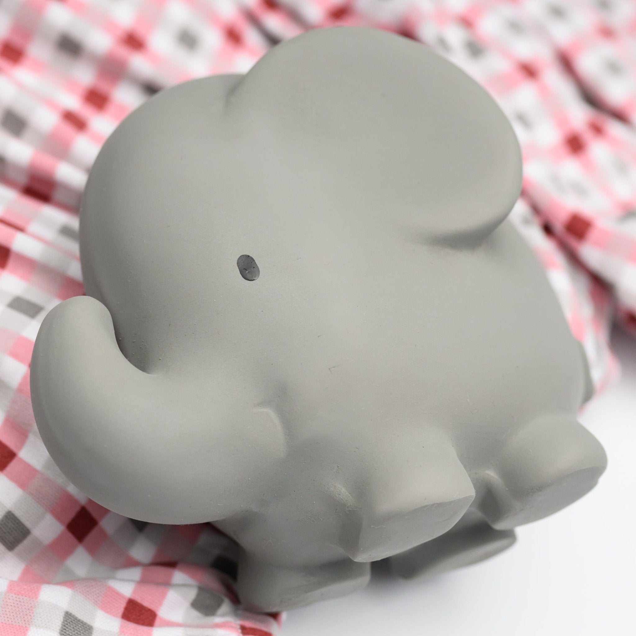 Elephant Natural Organic Rubber Teether, Rattle & Bath Toy - Magnolia BabyTeether