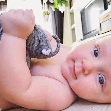 Elephant Rattle - Magnolia BabyActivity Toys