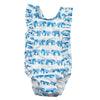 Elephant Ruffle Tank Swimsuit - Magnolia BabySwimsuit