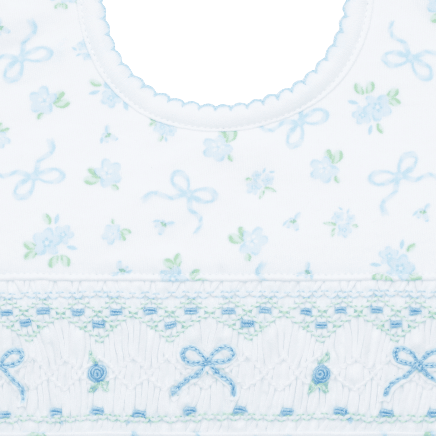Eloise's Classics Smocked Bib - Magnolia BabyBib
