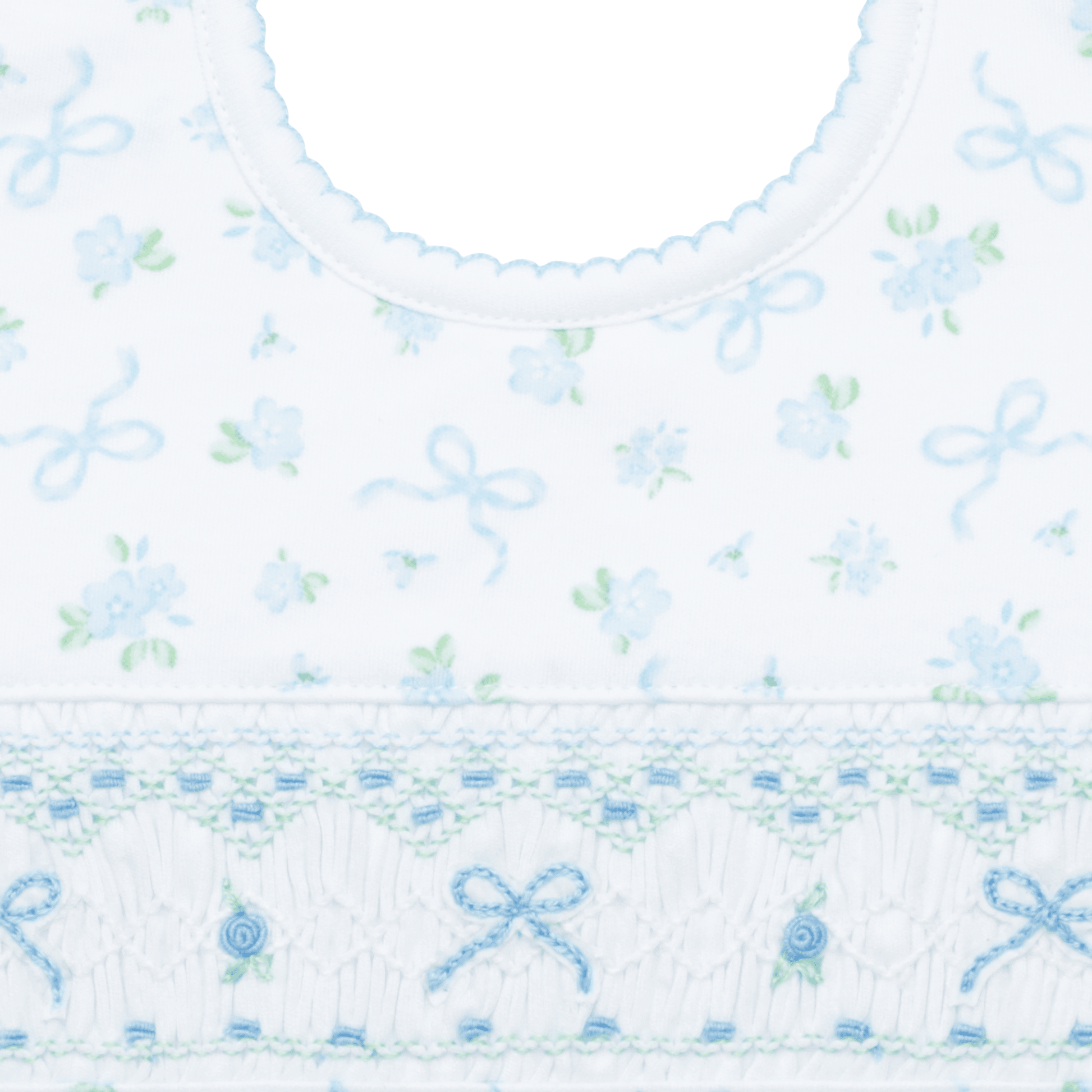 Eloise's Classics Smocked Bib - Magnolia BabyBib