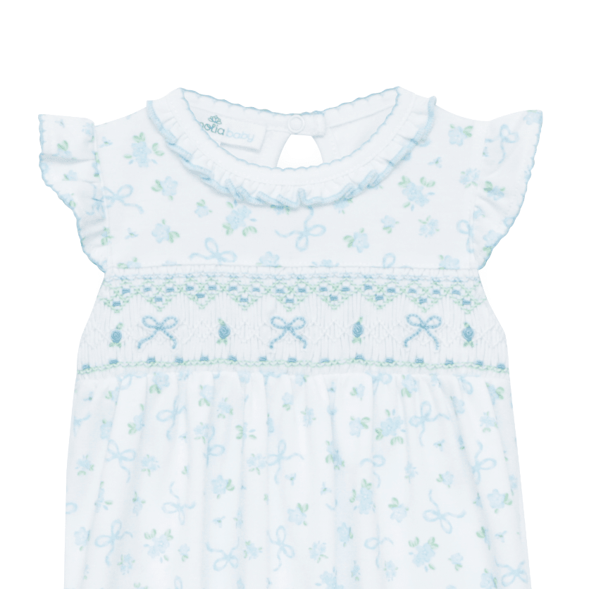 Eloise's Classics Smocked Playsuit - Magnolia BabyPlaysuit