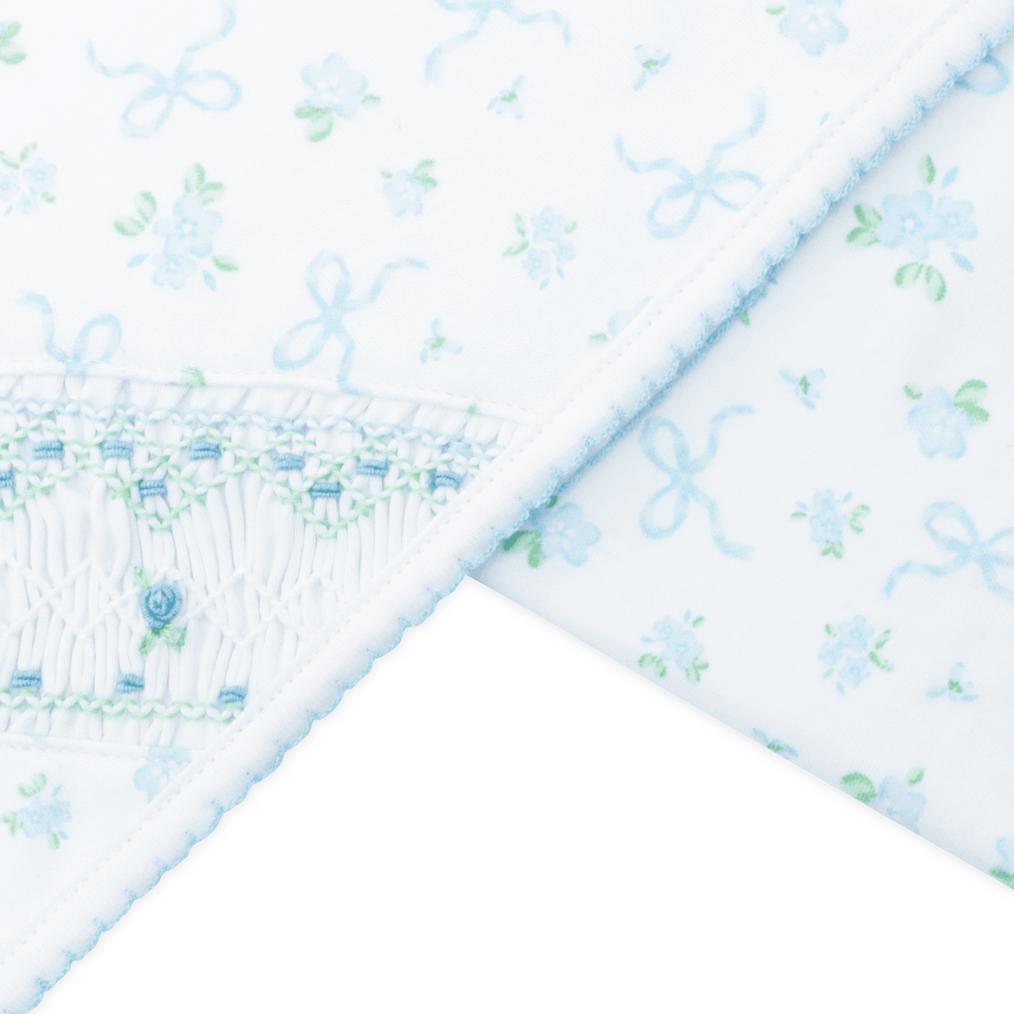Eloise's Classics Smocked Receiving Blanket - Magnolia BabyReceiving Blanket