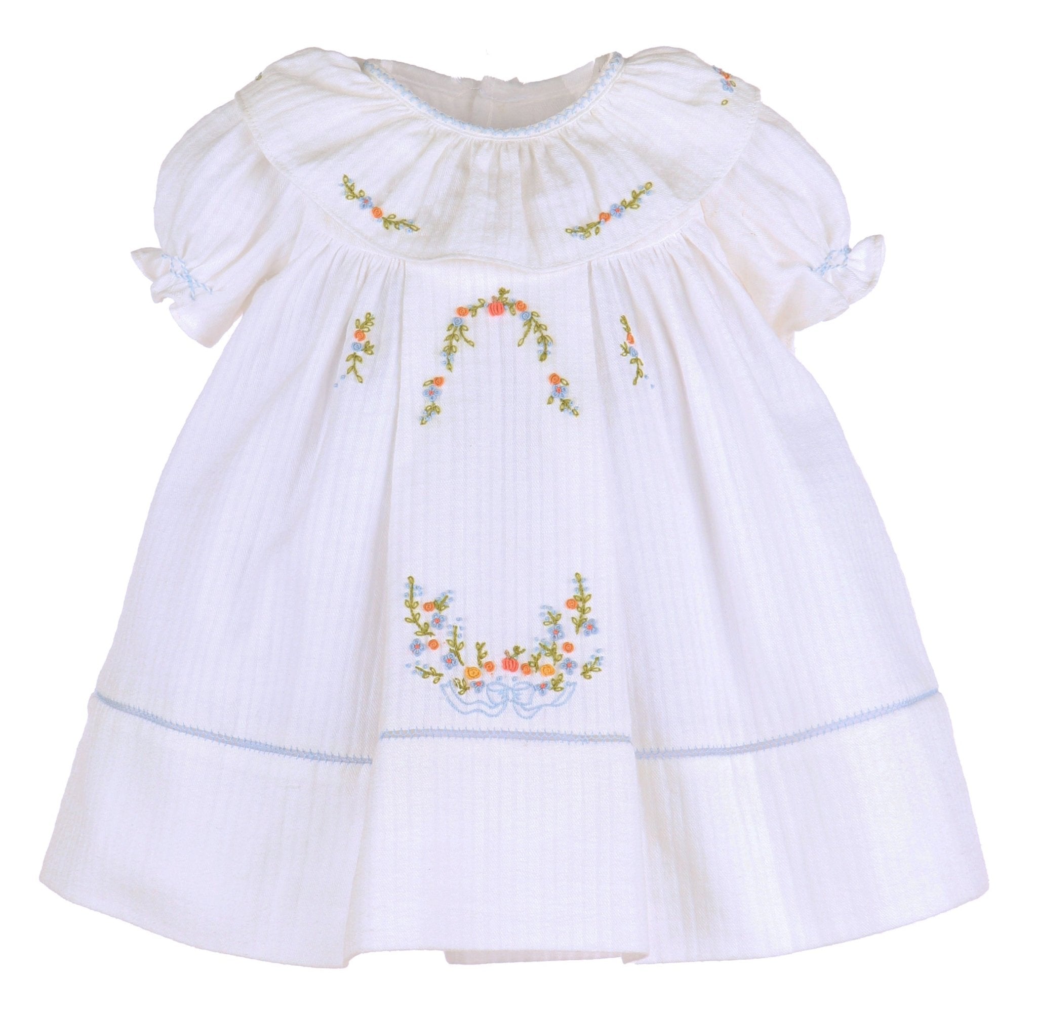 Embroidered Pumpkin Dress - Magnolia BabyDress