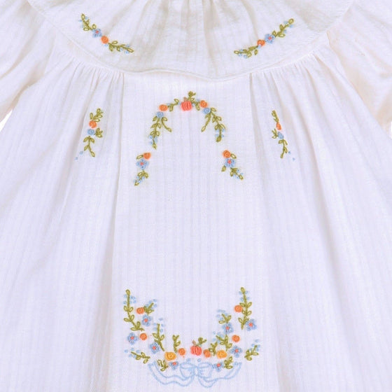 Embroidered Pumpkin Dress - Magnolia BabyDress