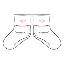  Emily and Ethan Embroidered Socks - Pink - Magnolia BabySocks