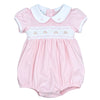 Emily Smocked Bubble - Pink - Magnolia BabyBubble