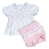 Emily Smocked Diaper Cover Set - Magnolia BabyDiaper Cover