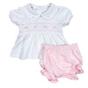 Emily Smocked Diaper Cover Set - Magnolia BabyDiaper Cover