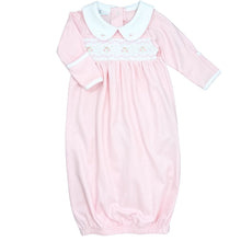  Emily Smocked Gown - Pink - Magnolia BabyGown