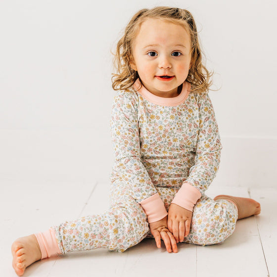 Enchanted Meadows Long Pajamas - Magnolia BabyLong Pajamas