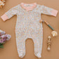 Enchanted Meadows Ruffle Zip Footie - Magnolia BabyFootie