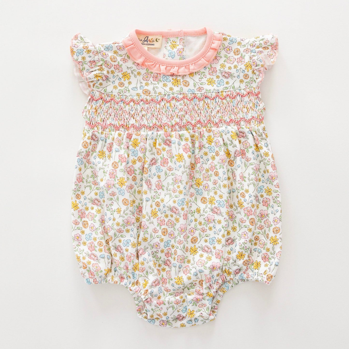Enchanted Meadows Smocked Bubble - Magnolia BabyBubble
