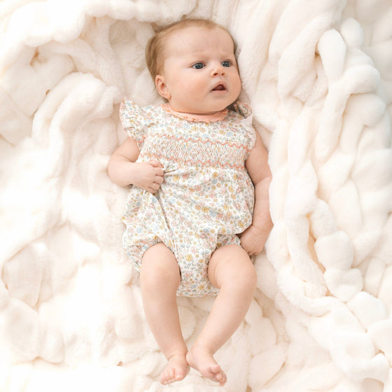Enchanted Meadows Smocked Bubble - Magnolia BabyBubble