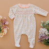Enchanted Meadows Smocked Footie - Magnolia BabyFootie