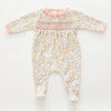 Enchanted Meadows Smocked Footie - Magnolia BabyFootie