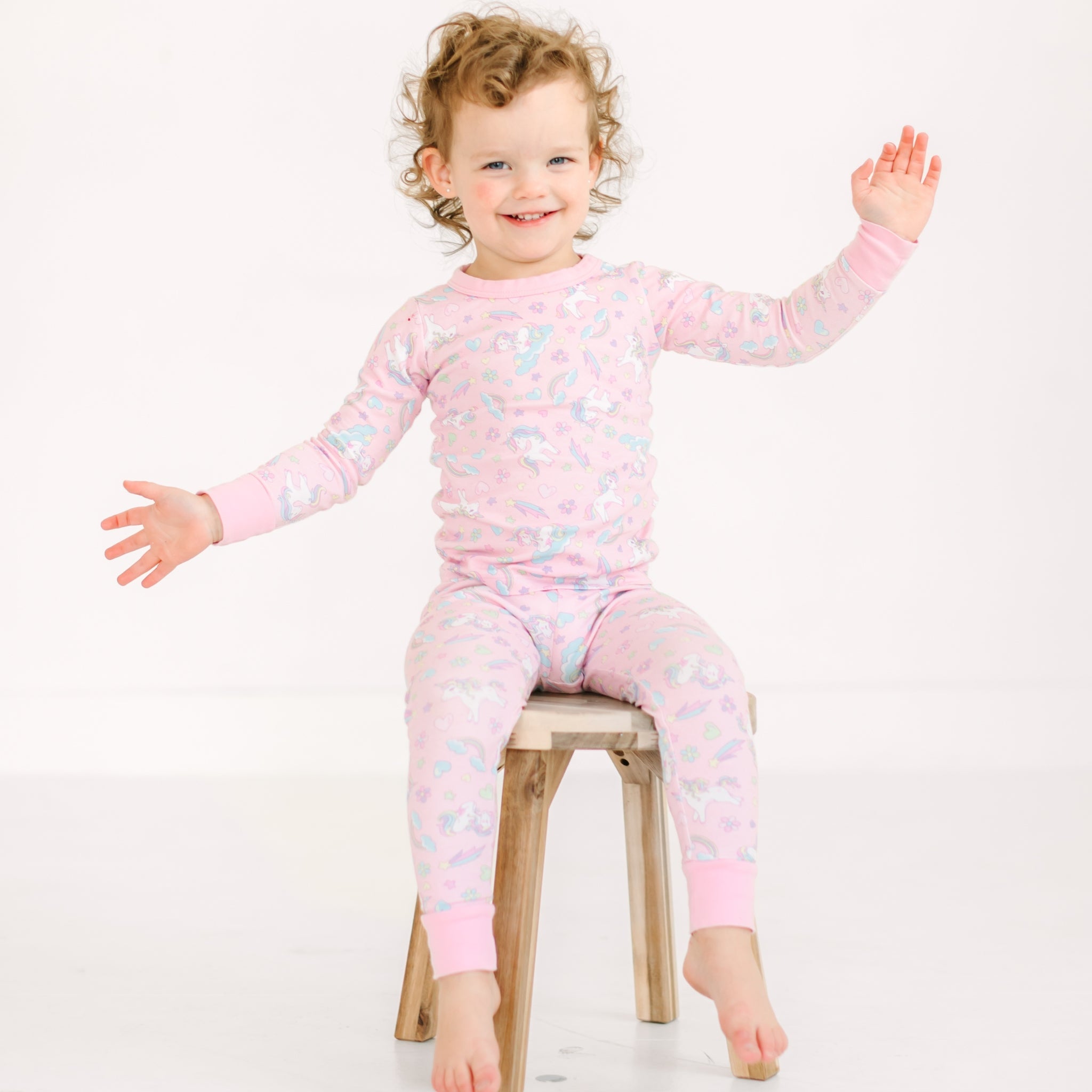Enchanted Unicorns Long Pajamas - Magnolia BabyLong Pajamas