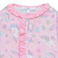 Enchanted Unicorns Ruffle Footie - Magnolia BabyFootie