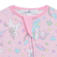 Enchanted Unicorns Ruffle Zip Footie - Magnolia BabyFootie