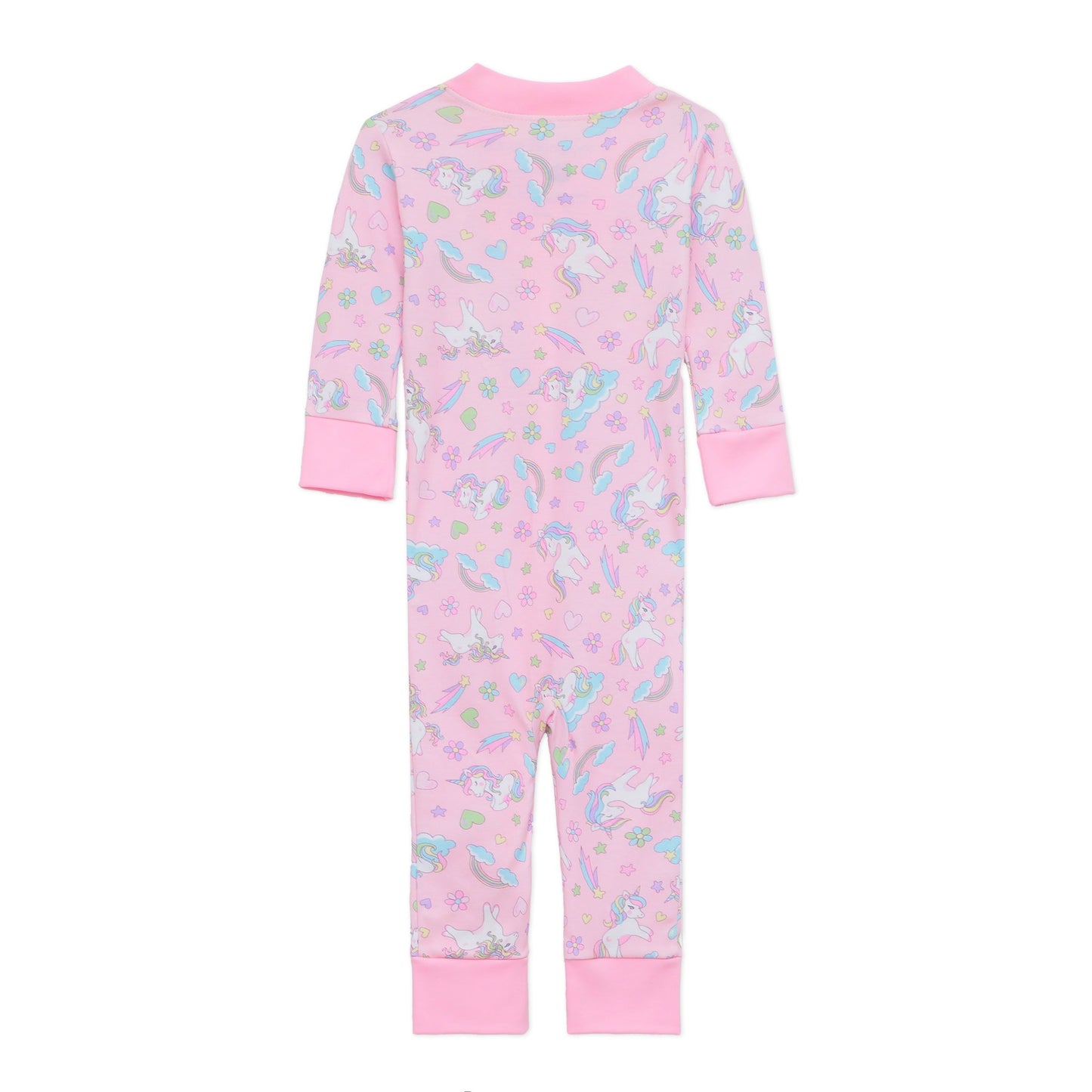 Magnolia Baby_Enchanted Unicorns Zip Pajamas_2