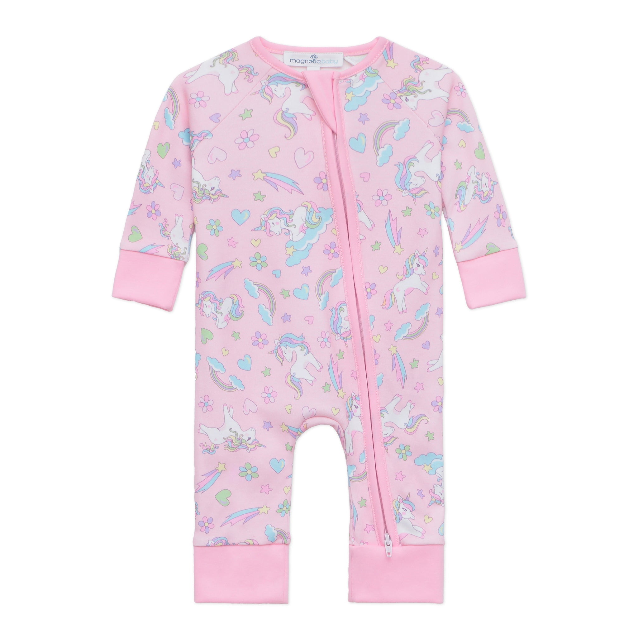 Magnolia Baby_Enchanted Unicorns Zip Playsuit_1