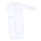 Essentials Blue Trim Converter - Magnolia BabyConverter Gown