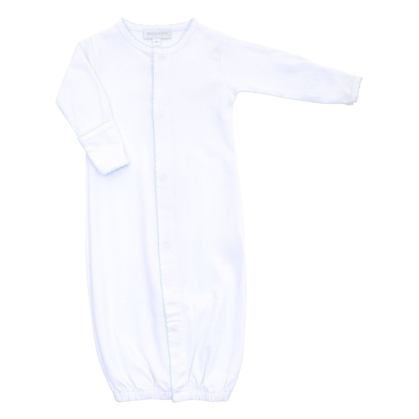 Essentials Blue Trim Converter - Magnolia BabyConverter Gown