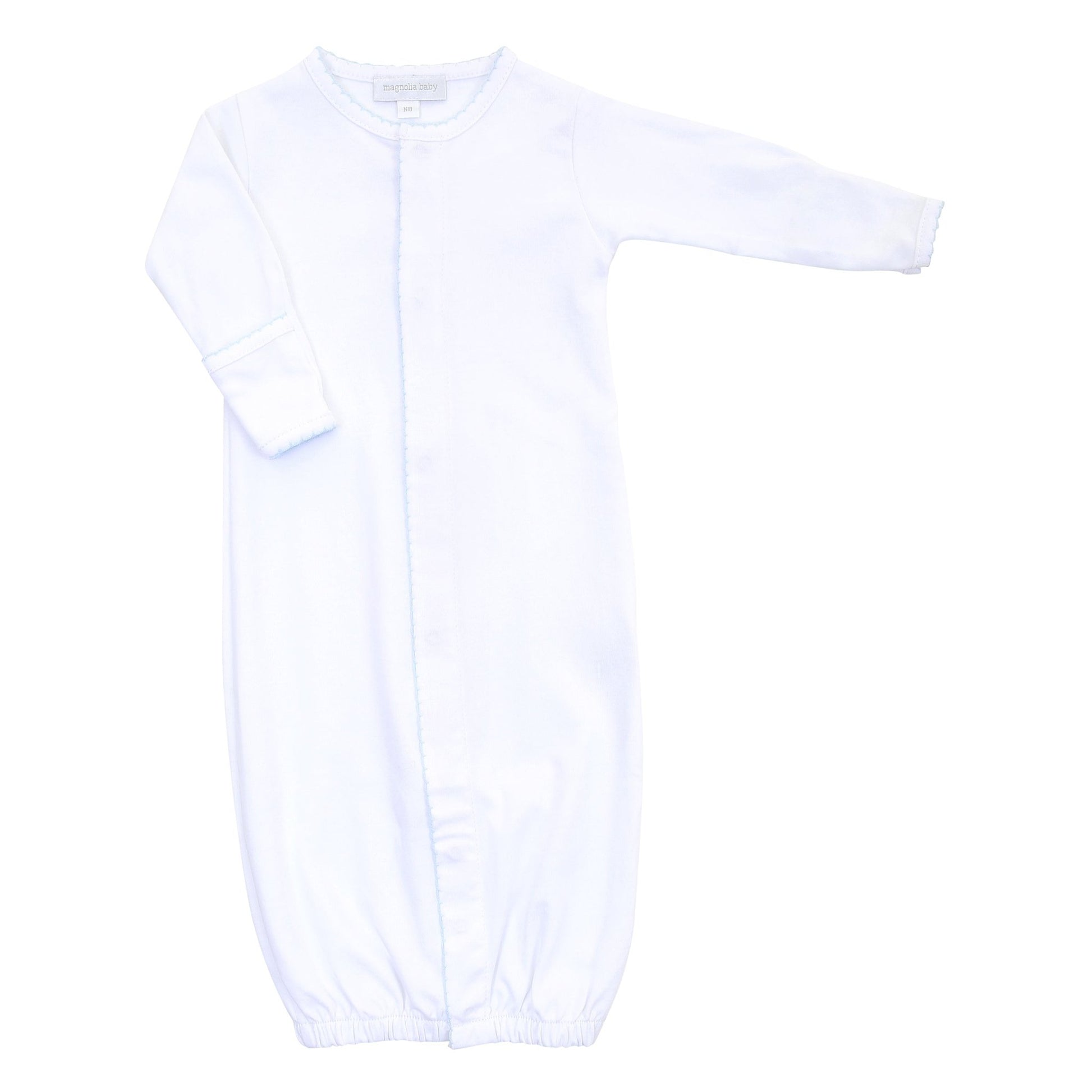 Essentials Blue Trim Converter - Magnolia BabyConverter Gown