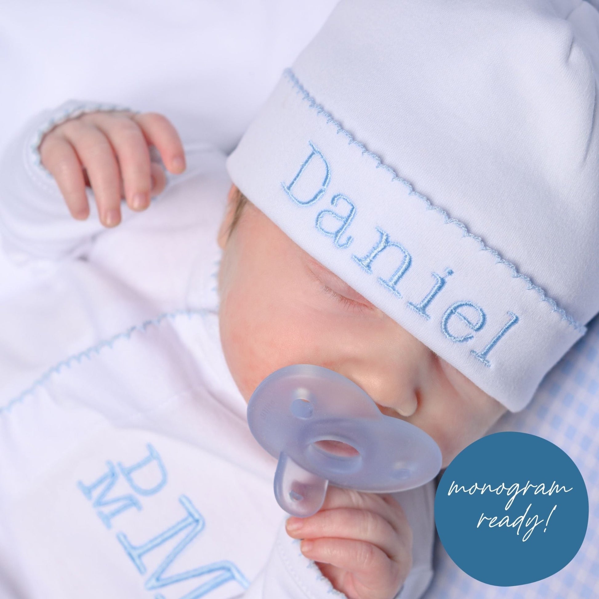 Essentials Blue Trim Hat - Magnolia BabyHat