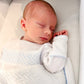 Essentials Blue Trim Smocked Footie - Magnolia BabyFootie