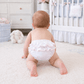 Essentials Diaper Cover with Pink Trim - Magnolia BabyDiaper Cover