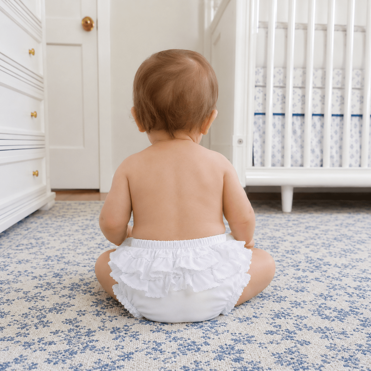 Essentials Diaper Cover with White Trim - Magnolia BabyDiaper Cover