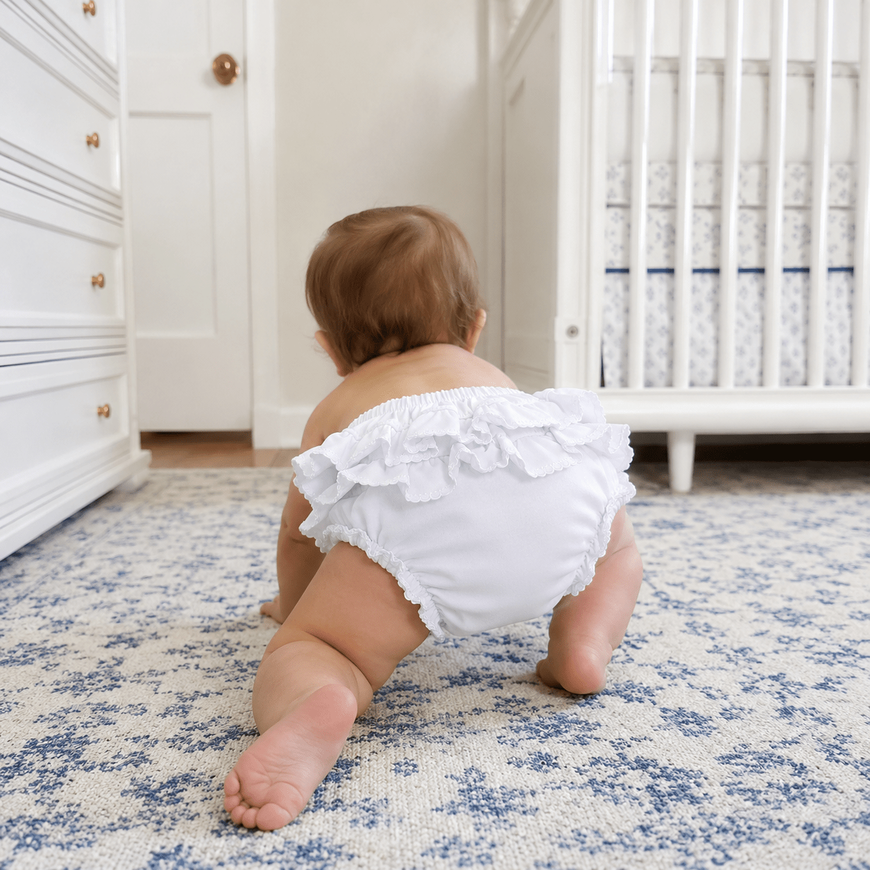 Essentials Diaper Cover with White Trim - Magnolia BabyDiaper Cover