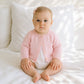 Essentials Knits Cardigan - Pink - Magnolia BabyKnits