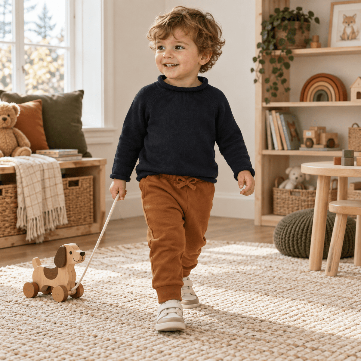 Magnolia Baby_Essentials Knits Navy Raglan Sweater_4
