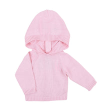  Essentials Knits Pink Hooded Zip Pullover - Magnolia BabyKnits