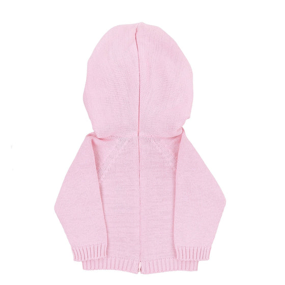 Essentials Knits Pink Hooded Zip Pullover - Magnolia BabyKnits