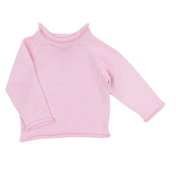 Essentials Knits Pink Raglan Sweater - Magnolia BabyKnits