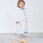 Essentials Light Blue Gingham Trim Bathrobe - Magnolia BabyBathrobe
