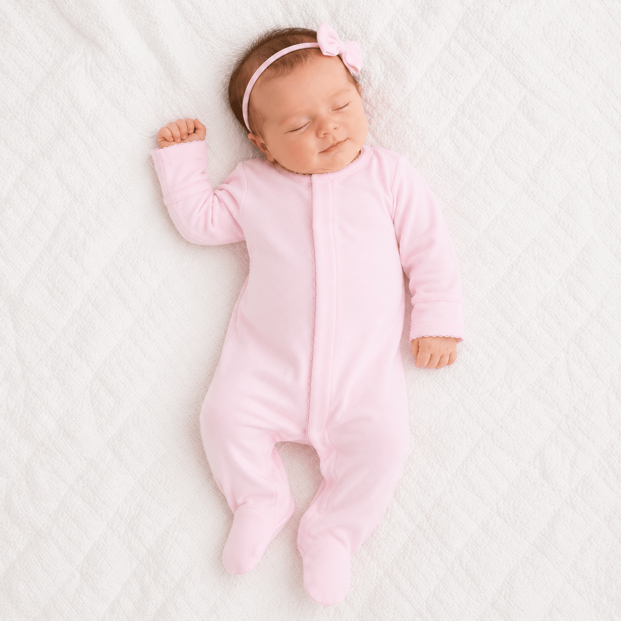 Magnolia Baby_Essentials Pink Footie_1