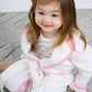 Essentials Pink Gingham Trim Bathrobe - Magnolia BabyBathrobe