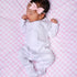 Essentials Pink Trim Footie - Magnolia BabyFootie