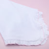 Essentials Receiving Blanket with Pink Ruffle - Magnolia BabyReceiving Blanket